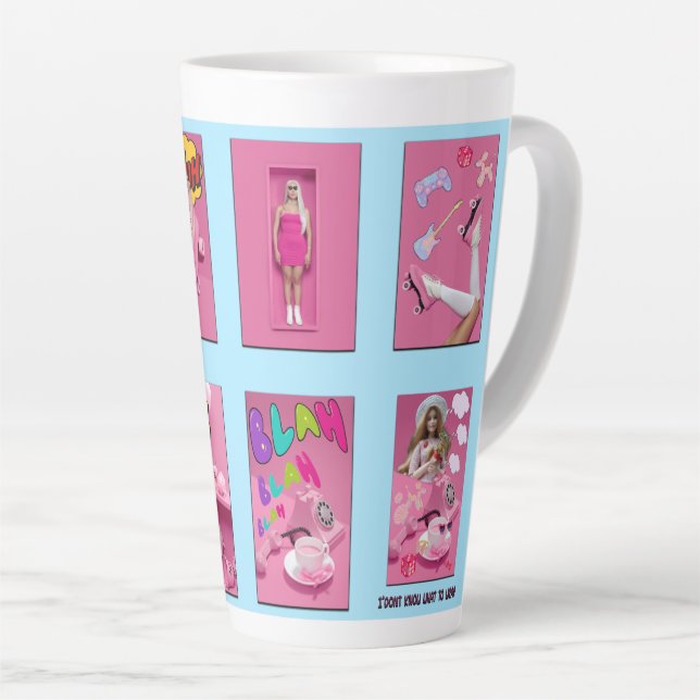 Mikitiez premier movie night princess doll T-Shirt Latte Mug (Right Angle)