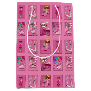 Mikitiez premier movie night princess doll T-Shirt Medium Gift Bag