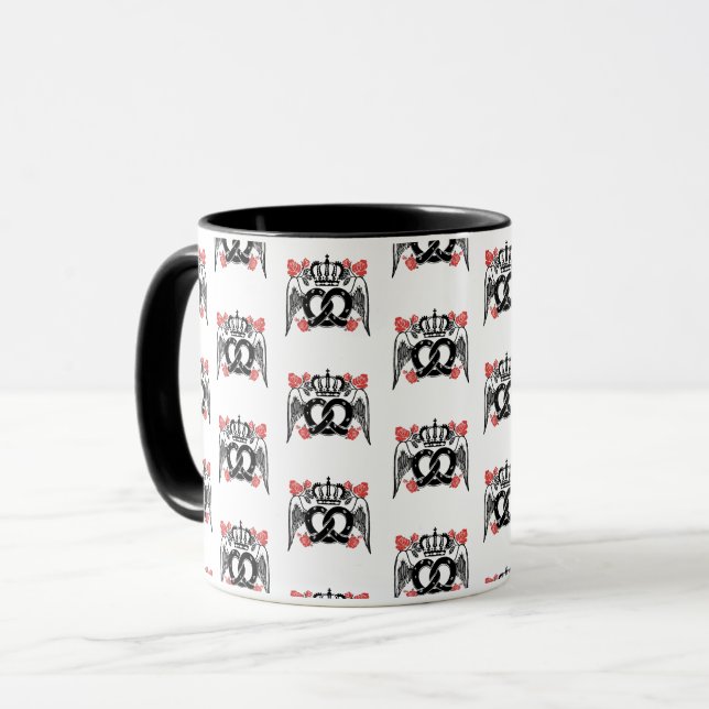 Mikitiez pretzel bread baker queen king  mug (Front Left)
