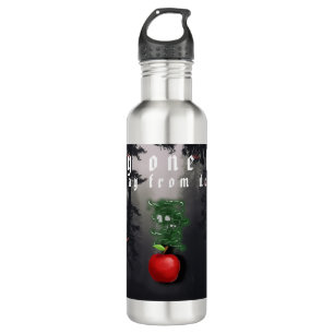 Mikitiez red skull toxic apple vegan summer 710 ml water bottle