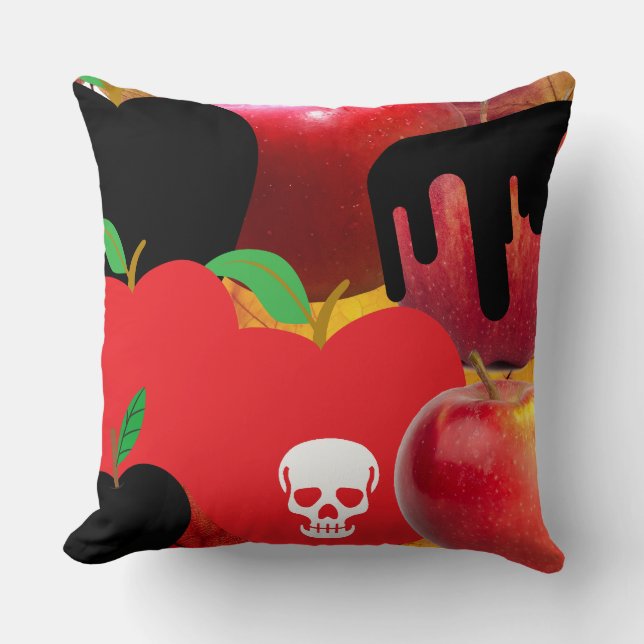 Mikitiez red skull toxic apple vegan summer cushion (Front)