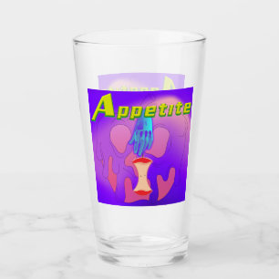 Mikitiez red skull toxic apple vegan summer  glass