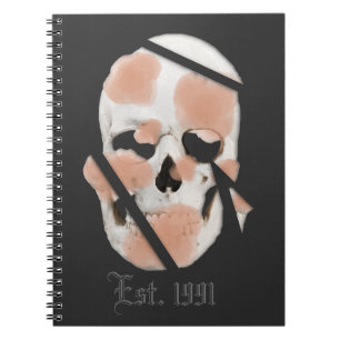 Mikitiez skull pink graffiti pride notebook