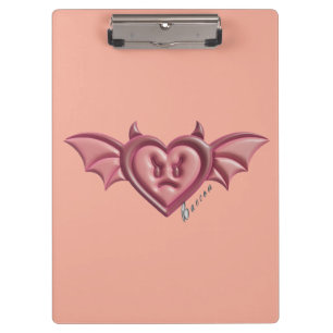 Mikitiez skull rose baroqueart rainbow rock clipboard