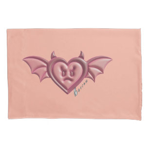 Mikitiez skull rose baroqueart rainbow rock  pillowcase