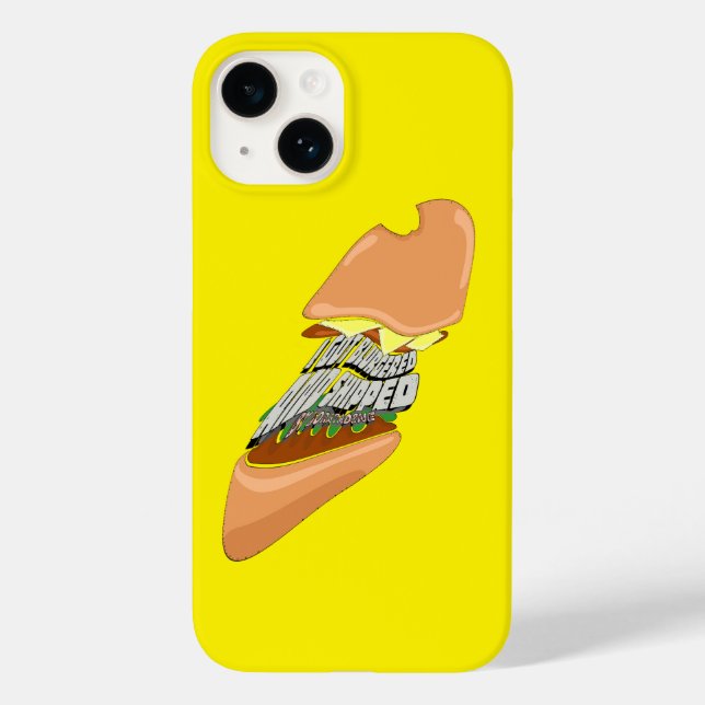 Mikitiez space dolly skull burger chips frenchfrie Case-Mate iPhone case (Back)
