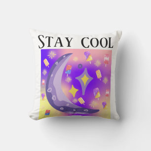 Mikitiez summer rainbow purple gold popsicle cushion