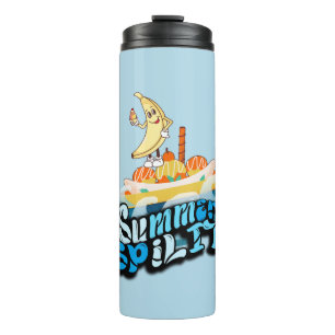 Mikitiez summer windsurf bananasplit icecream thermal tumbler