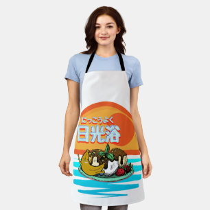 Mikitiez suntan sunbath brown summer windsurf apron