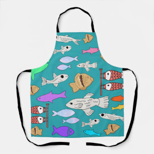 Mikitiez venus mermaid fishing summer  apron
