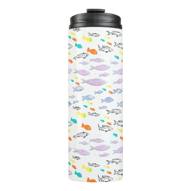 Mikitiez venus mermaid fishing summer  thermal tumbler (Front)