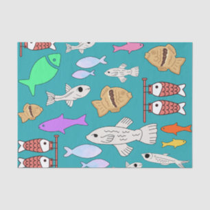 Mikitiez venus mermaid fishing summer tissue paper
