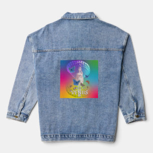 Mikitiez venus ocean butterfies love olympus denim jacket