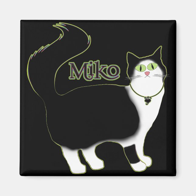 Miko Kitty Magnet (Front)