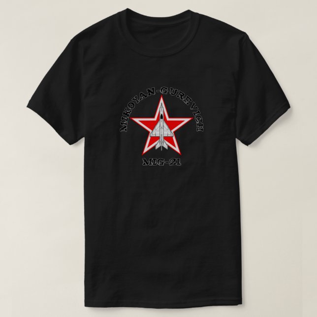 Mikoyan-Gurevich MiG-21 - Russia Essential T-Shirt (Design Front)