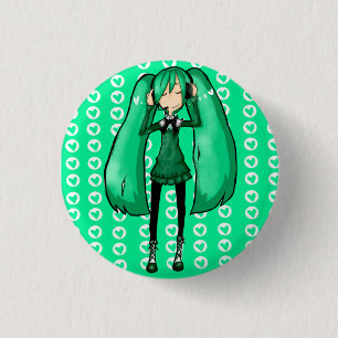 MIKUUUU 3 CM ROUND BADGE