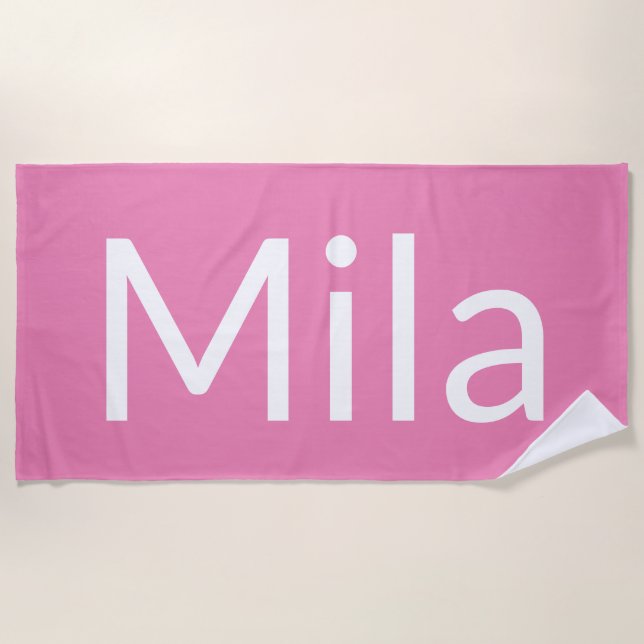 Mila Beach Towel (Front)