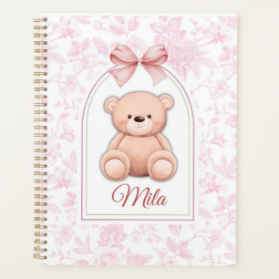 Mila   Custom Pink Teddy Bear Nursery Design  Planner