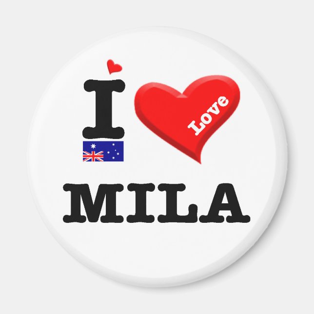 MILA - I Love Magnet (Front)