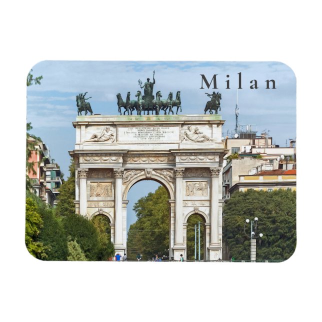 Milan. #22.   magnet (Horizontal)
