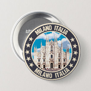Milan                                              7.5 cm round badge