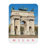 Milan Arco della Pace view fridge magnet