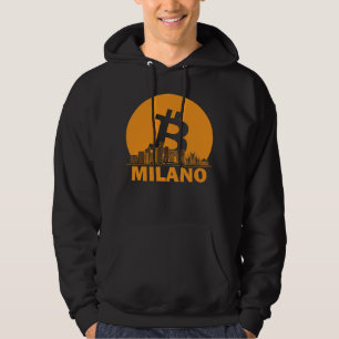 Milan Bitcoin Maximalist Bitcoin Milan Skyline Hoodie