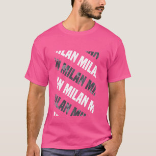 Milan Camo Pattern Grey Camouflage T-Shirt