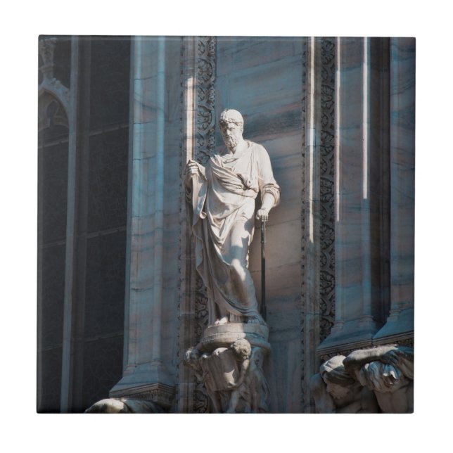 Milan Cathedral dome statue architecture monument Tile (Front)