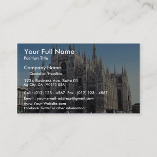 Milan Cathedral, Italy Business Card