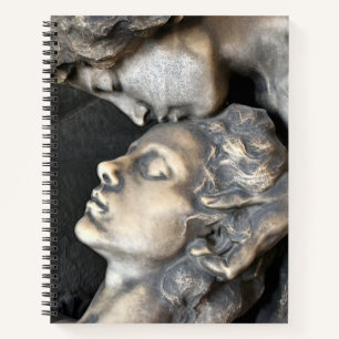Milan Cemetery Statue Notebook