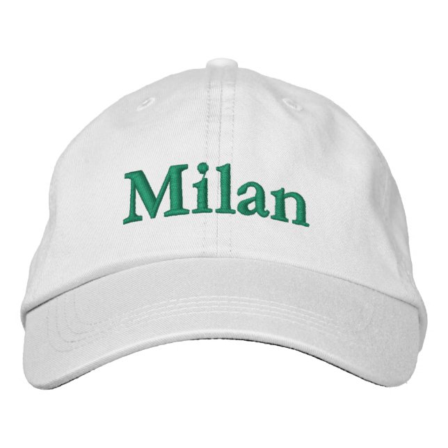 Milan City Pride Embroidered Hat (Front)