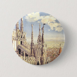 Milan Duomo Cathedral Nativity of Saint Mary 6 Cm Round Badge