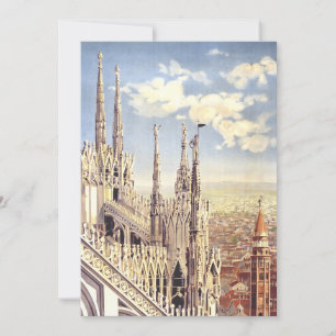 Milan Duomo Cathedral Nativity of Saint Mary Invitation