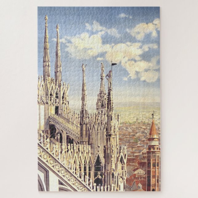 Milan Duomo Cathedral Nativity of Saint Mary Jigsaw Puzzle (Vertical)