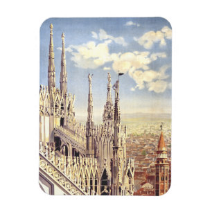 Milan Duomo Cathedral Nativity of Saint Mary Magnet