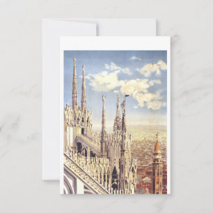 Milan Duomo Cathedral Nativity of Saint Mary Thank You Card