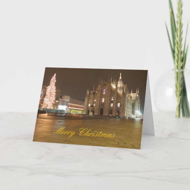 Milan Duomo Christmas Card (Front)