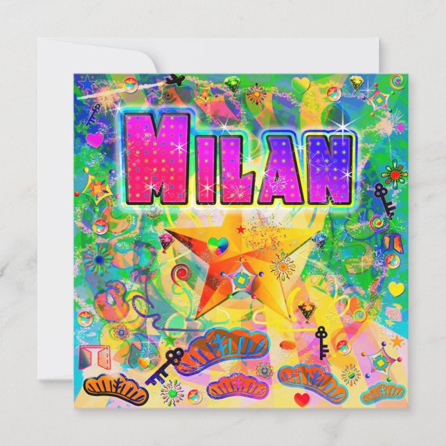 Milan Epoch Hour Holiday Card (Front)