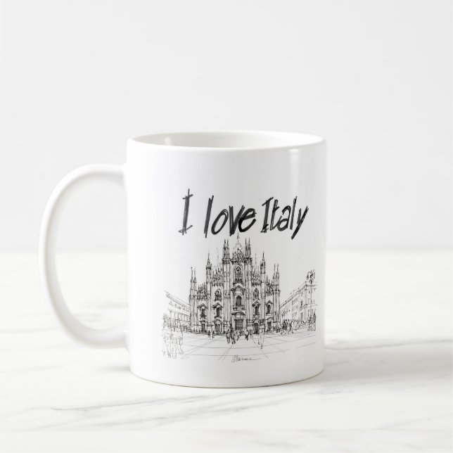 Milan, Italy. bicchiere Coffee Mug (Left)