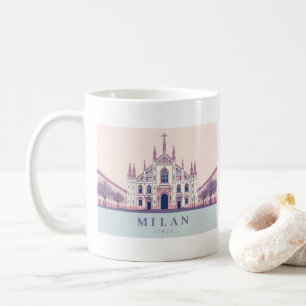 Milan Italy Duomo di Milano Pastel Travel Coffee Mug