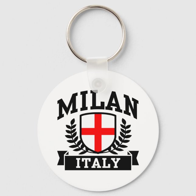 Milan Italy Key Ring (Front)