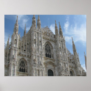 Milan, Italy photography poster