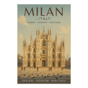 Milan — Italy Travel 2026 Poster