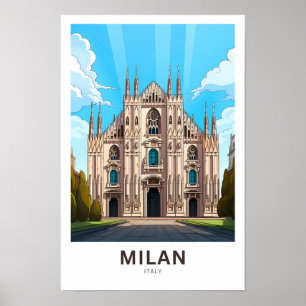 Milan Italy Travel Print