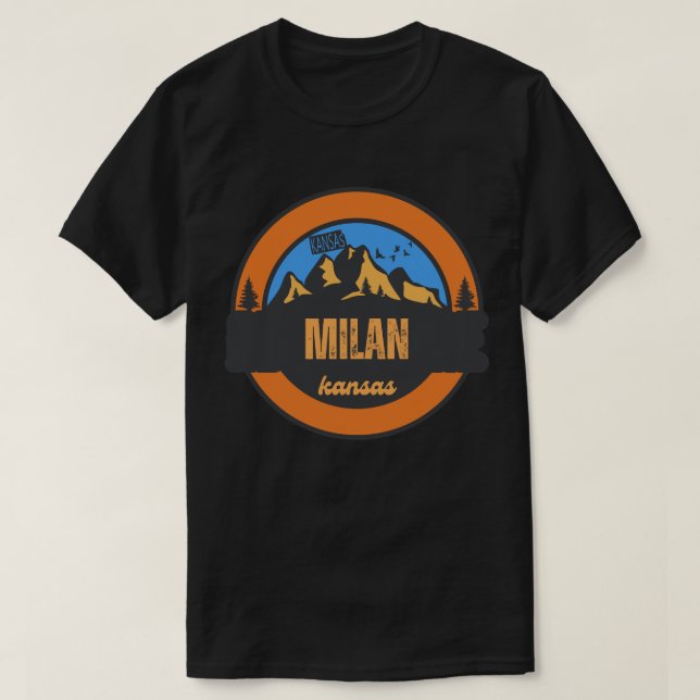 Milan, Kansas T-Shirt (Design Front)