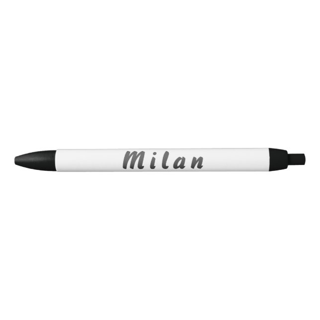 Milan Kugelschreiber Black Ink Pen (Front)