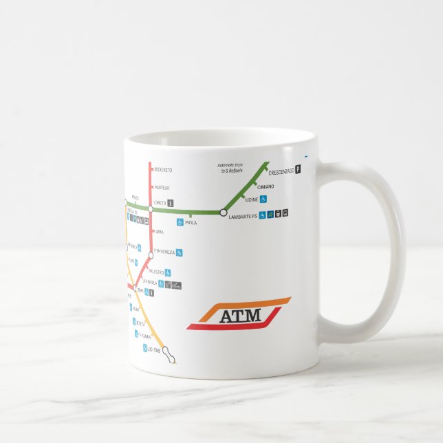 Milan Metro mug (Right)
