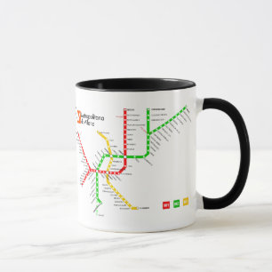 Milan metro mug