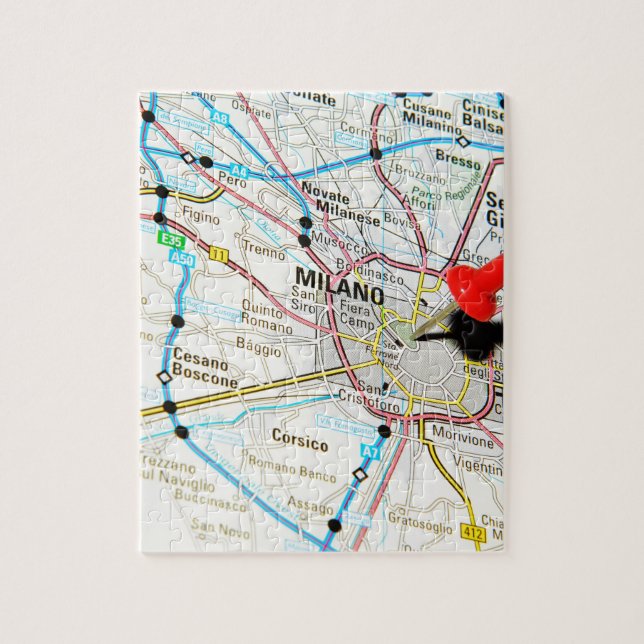 Milan, Milano (Italy) Jigsaw Puzzle (Vertical)